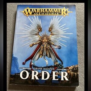 Warhammer Age of Sigmar GRAND ALLIANCE ORDER Guide Book 2016 Armies Models Good